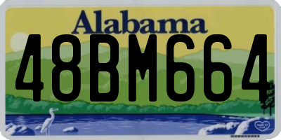 AL license plate 48BM664