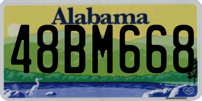 AL license plate 48BM668