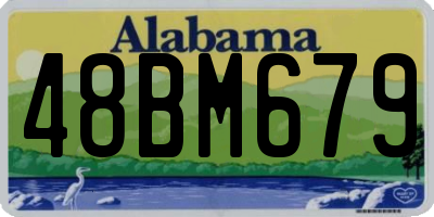 AL license plate 48BM679