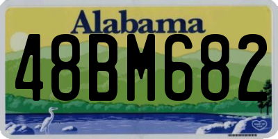 AL license plate 48BM682