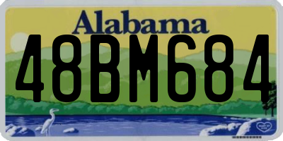 AL license plate 48BM684