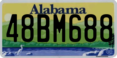 AL license plate 48BM688