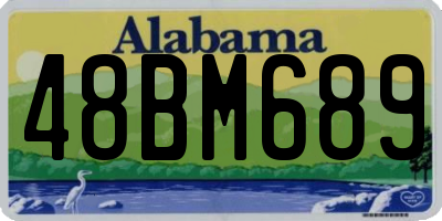 AL license plate 48BM689