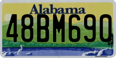 AL license plate 48BM690