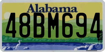 AL license plate 48BM694
