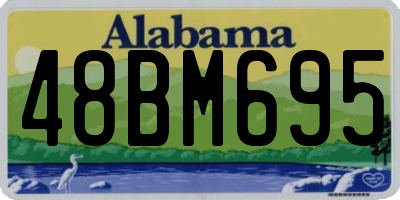 AL license plate 48BM695