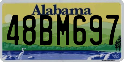 AL license plate 48BM697