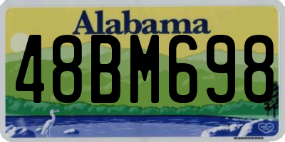 AL license plate 48BM698