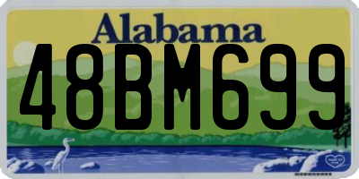 AL license plate 48BM699