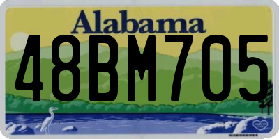 AL license plate 48BM705