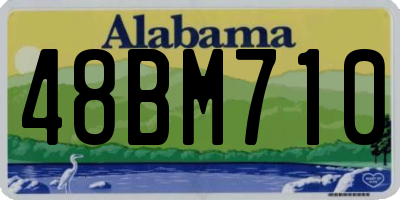 AL license plate 48BM710