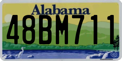 AL license plate 48BM711