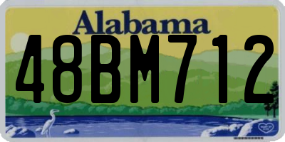 AL license plate 48BM712