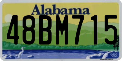 AL license plate 48BM715