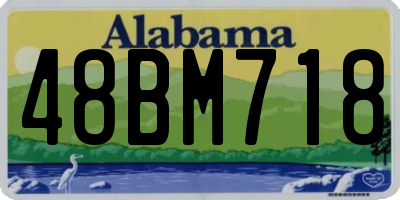 AL license plate 48BM718