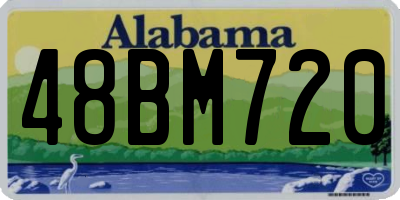 AL license plate 48BM720