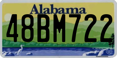 AL license plate 48BM722