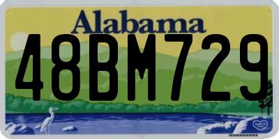 AL license plate 48BM729