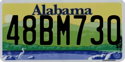 AL license plate 48BM730