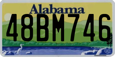 AL license plate 48BM746