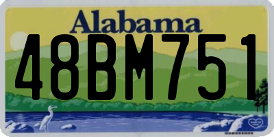 AL license plate 48BM751