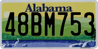 AL license plate 48BM753