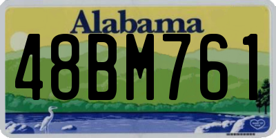 AL license plate 48BM761