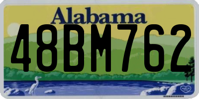 AL license plate 48BM762