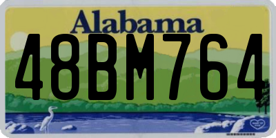 AL license plate 48BM764