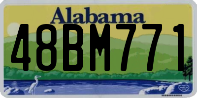 AL license plate 48BM771