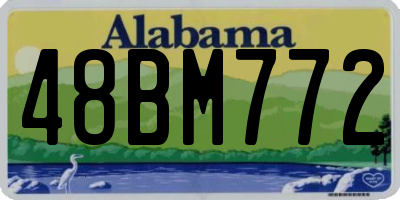 AL license plate 48BM772