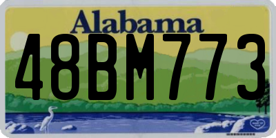 AL license plate 48BM773