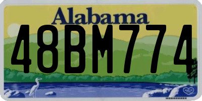 AL license plate 48BM774