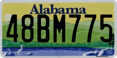 AL license plate 48BM775