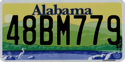 AL license plate 48BM779