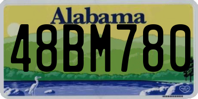 AL license plate 48BM780