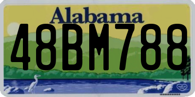AL license plate 48BM788