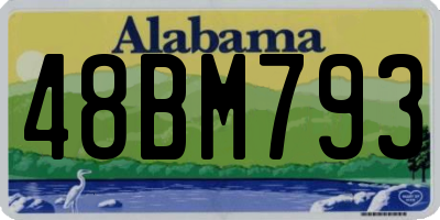 AL license plate 48BM793