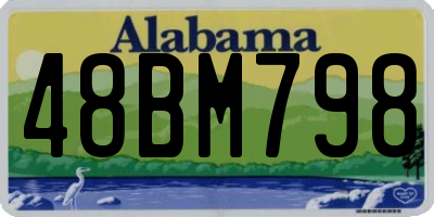 AL license plate 48BM798