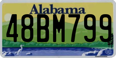 AL license plate 48BM799