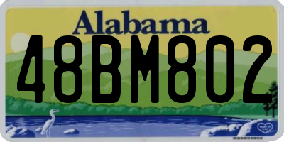 AL license plate 48BM802