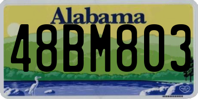 AL license plate 48BM803