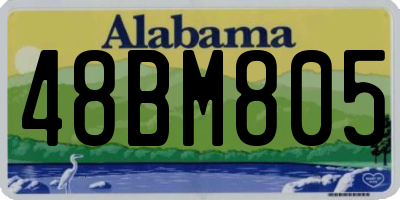 AL license plate 48BM805