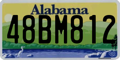 AL license plate 48BM812