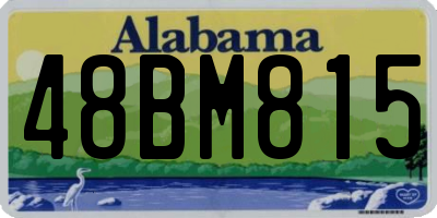 AL license plate 48BM815