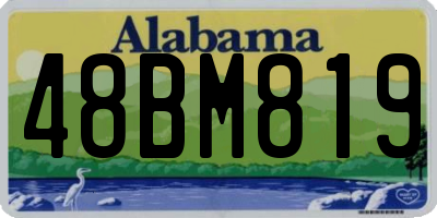 AL license plate 48BM819