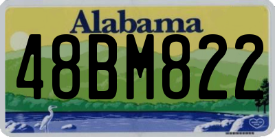 AL license plate 48BM822