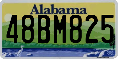 AL license plate 48BM825