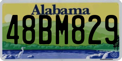 AL license plate 48BM829
