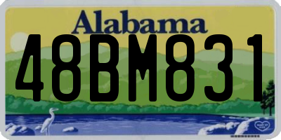 AL license plate 48BM831